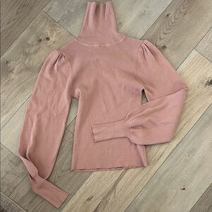 Love Tree Dusty Pink Turtleneck Sweater